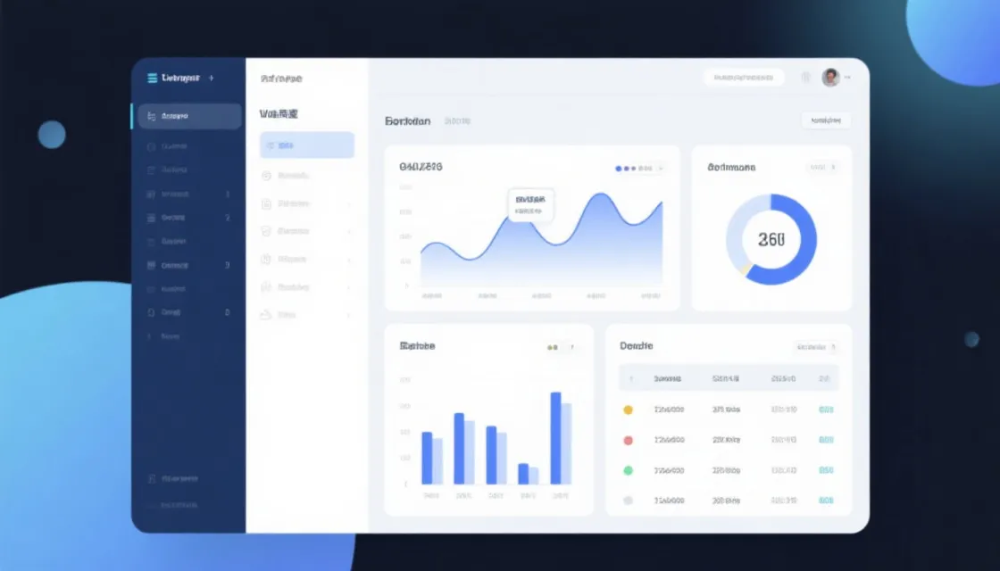 数据看板与走势图示意图